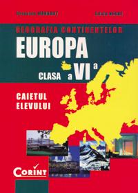 Geografia continentelor - europa caiet cls.a VI-a  - Octavian Mandrut, Silviu Negut