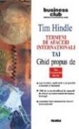 Termeni De Afaceri Internationali - Tai - Tim Hindle