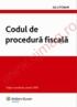 Codul de procedura fiscala - Editie actualizata, martie 2009 - 