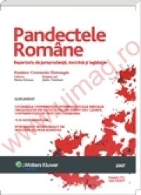 Pandectele romane - Supliment 2007 - ***