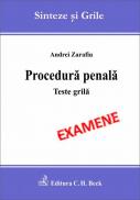 Procedura penala. Teste grila - Zarafiu Andrei
