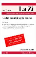 Codul penal si legile conexe (actualizat la 5.11.2010). Cod 416 - Editie coordonata de prof. univ. dr. Valerian Cioclei