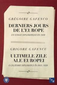 Derniers Jours de l Europe/Ultimele zile ale Europei - Gregoire Gafenco/ Grigore Gafencu