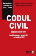 Codul civil - Republicat iulie 2011 - Culegere de acte normative