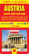 Austria - harta turistica si rutiera - Colectiv autori
