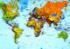 Harta politica a lumii laminata (scara 1:20.000.000) - 
