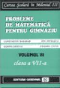 Probleme de matematica pentru gimnaziu Vol. III (Clasa a VII-a) - colectiv