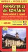 Manastirile din Romania.Harta turistica si rutiera (romana - engleza) - 