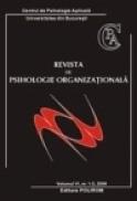 Revista de Psihologie Organizationala. Vol. VI, Nr. 1-2/ 2006 - Centrul de Psihologie Aplicata ? Universitatea Bucuresti