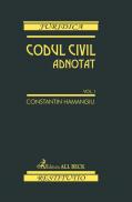 Codul Civil Adnotat Vol.i - Hamangiu Constantin