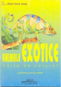 Animale Exotice- Carte De Colorat - Groff Attila