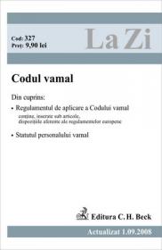 Codul vamal (actualizat la 01.09.2008). Cod 327 - Paul Stewart, Chriss Riddell