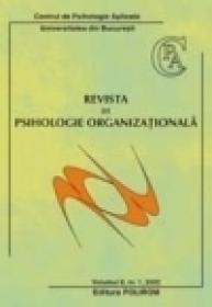 Revista de Psihologie Organizationala. Vol. II, Nr. 1/  2002 -  Centrul de Psihologie Aplicata 